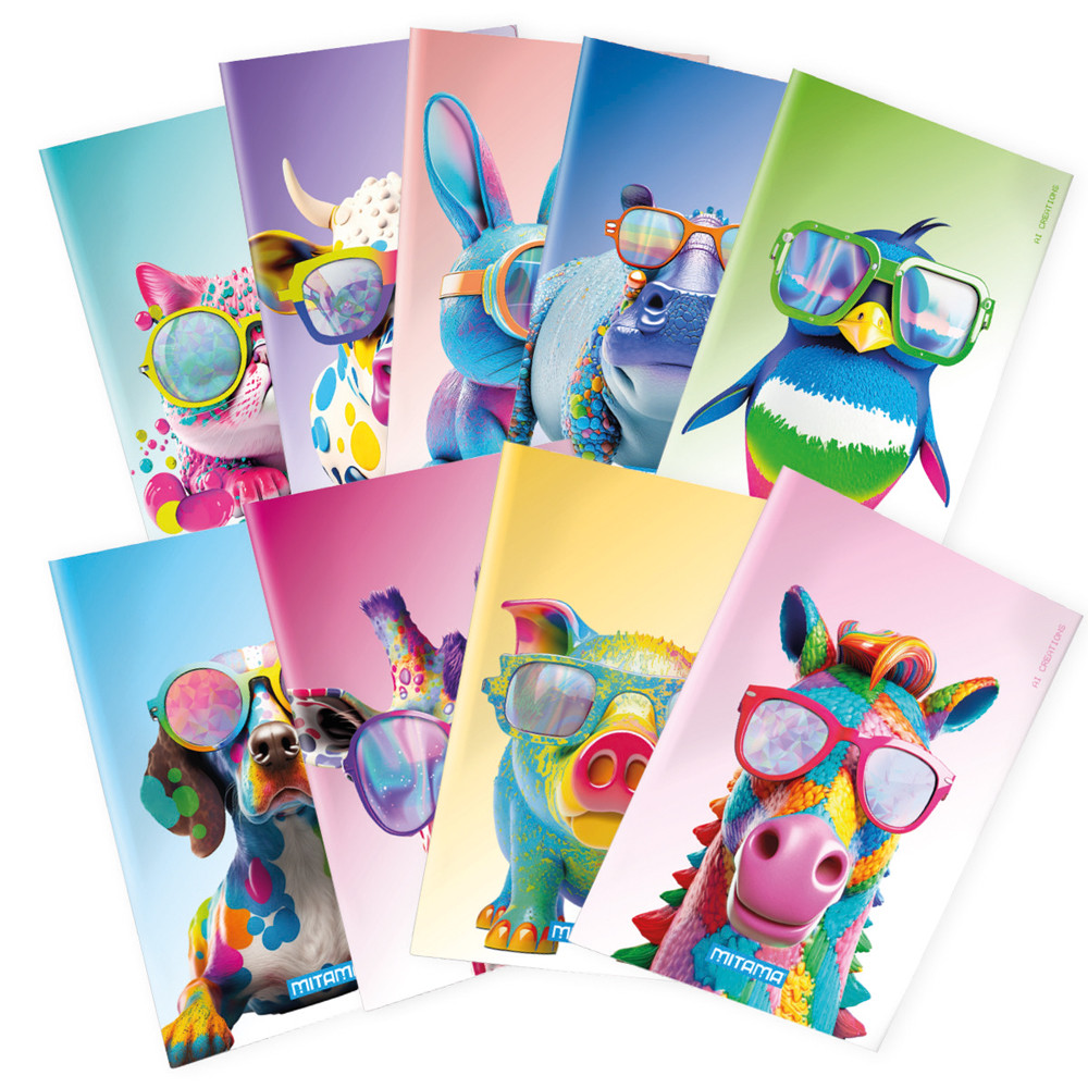 Caiet Mitama, A4, 40+2 File, 80g, Design Animale Caiet Mitama, A4, 40+2 File, 80g, Design Animale