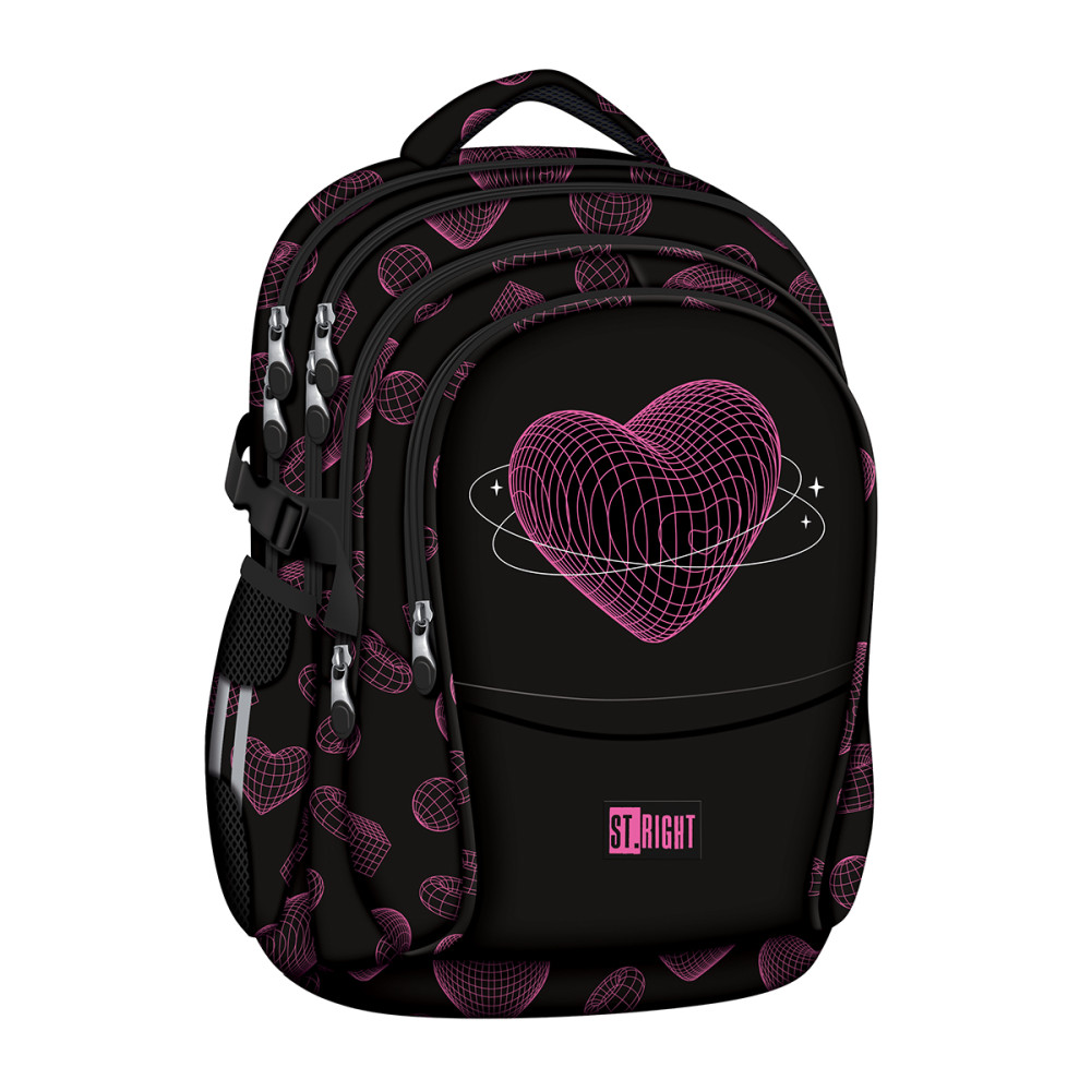 Ghiozdan Bp01 St Right Virtual Heart 4 Compartimente, 43x32x21 Cm