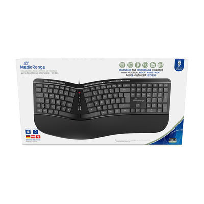 Tastatura Multimedia Cu Fir Mediarange, 124 Butoare Si Scroll-wheel