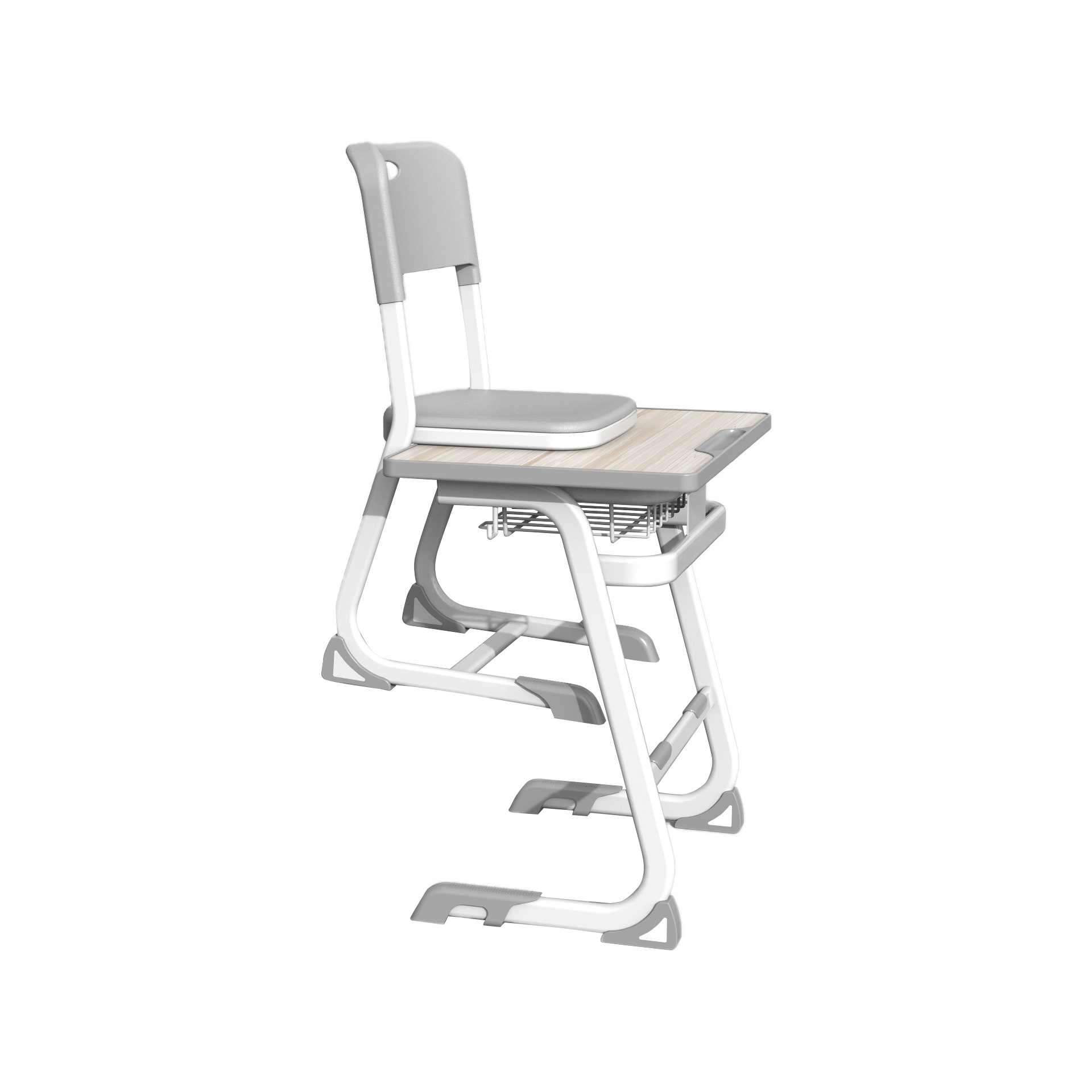 Banca scolara ergonomica, cu scaun, I/VIII