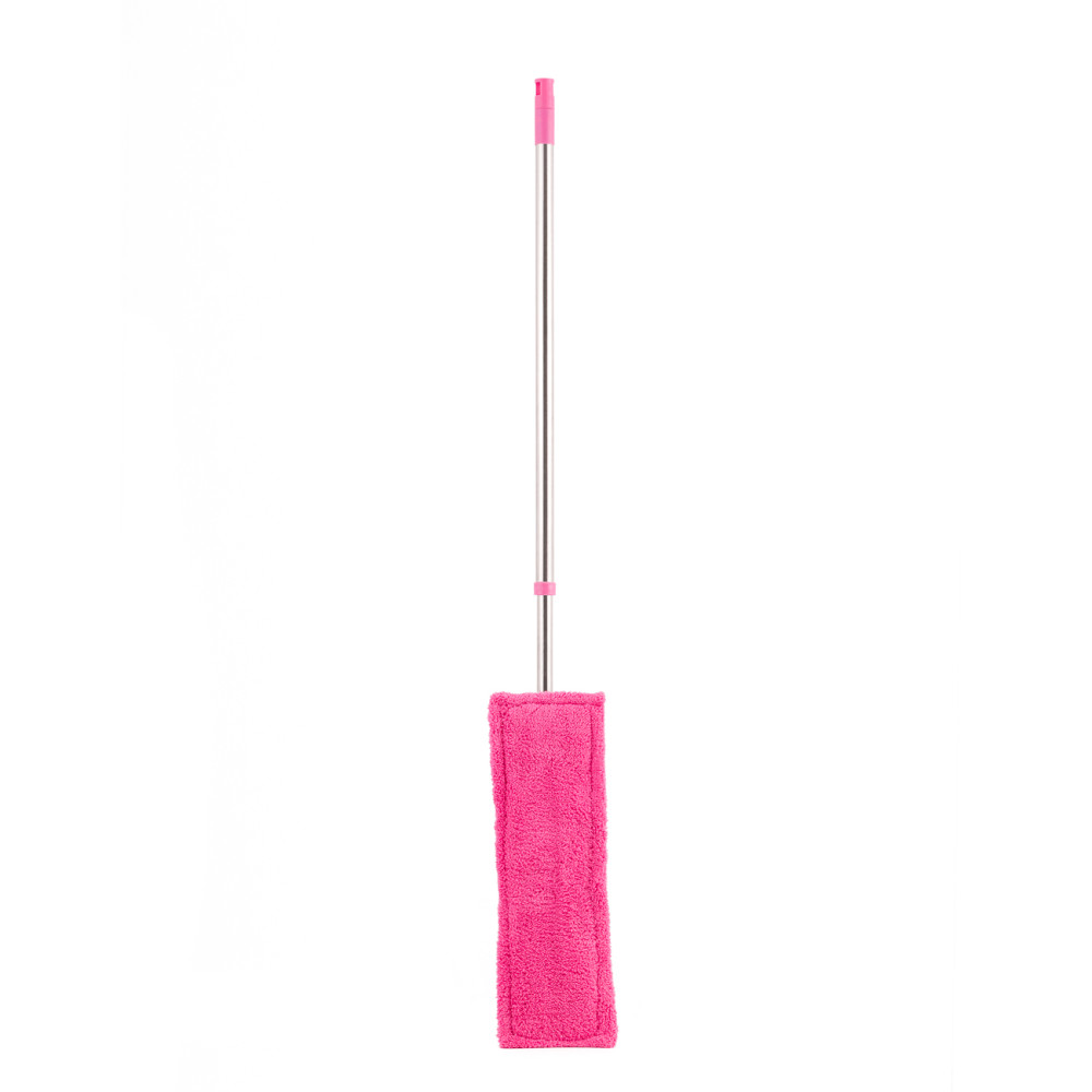 Mop Cu Talpa, Coada Metalica Si Rezerva Mop Roz