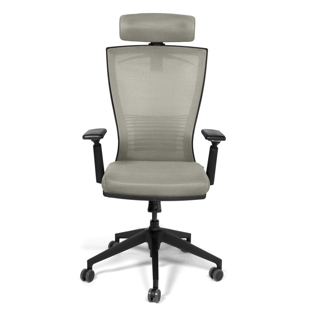 Scaun Birou Bergamo, Managerial, Gri Deschis