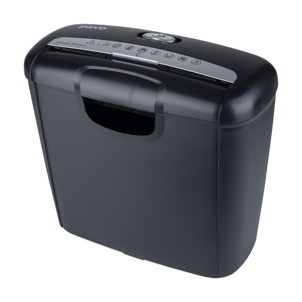 Distrugator De Documente Pavo, Stripcut Montreal, 6 Coli, 10l, Negru