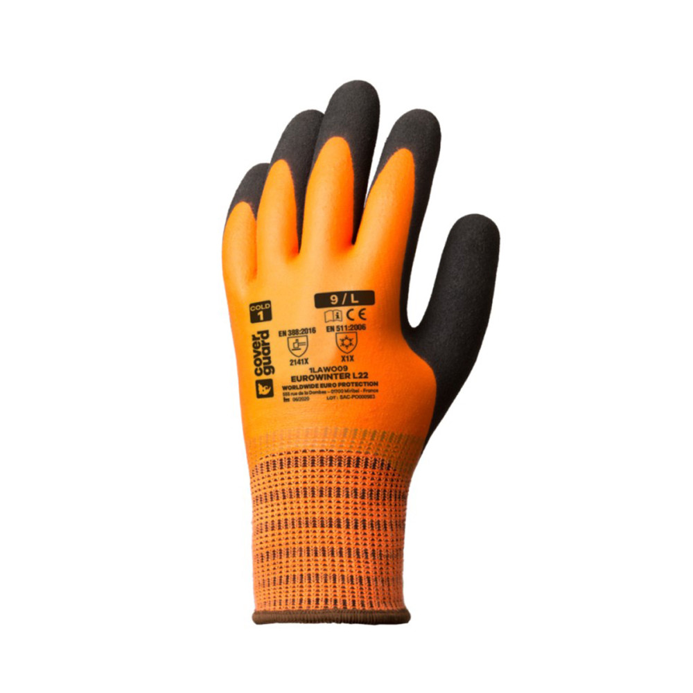 Manusi Eurowinter L22, Latex In Palme, Marimea 9