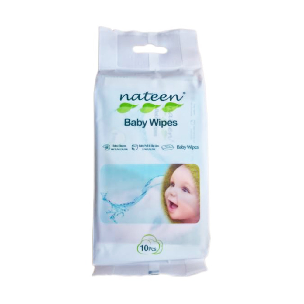 Servetele Umede Nateen Premium Biodegradabile, 10 Bucati/pachet