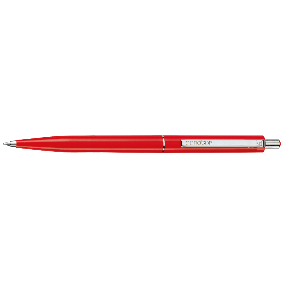 Pix cu mecanism, Senator, Point Zero, 0.7 mm, plastic, rosu