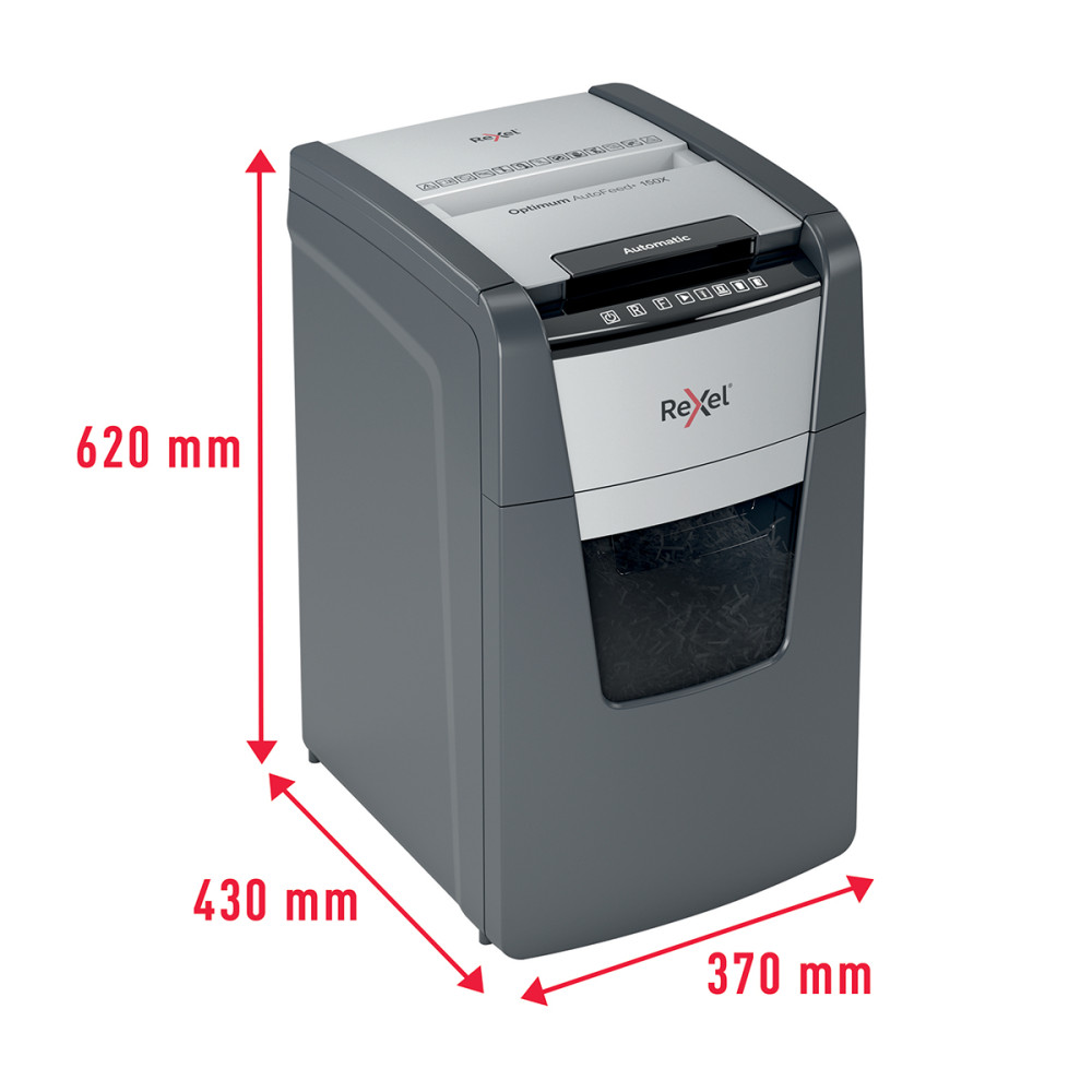 Distrugator Documente Automat, Rexel Optimum Autofeed Plus, 150 Coli