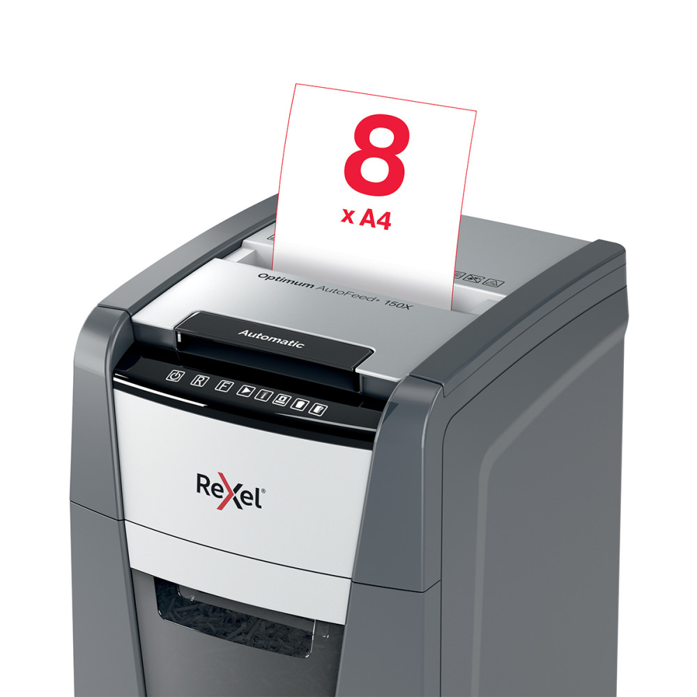 Distrugator Documente Automat, Rexel Optimum Autofeed Plus, 150 Coli