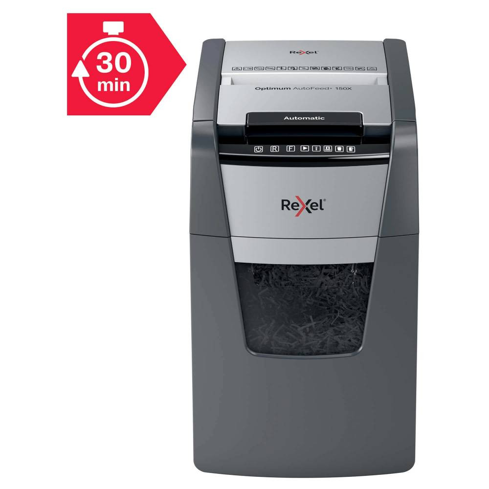 Distrugator Documente Automat, Rexel Optimum Autofeed Plus, 150 Coli