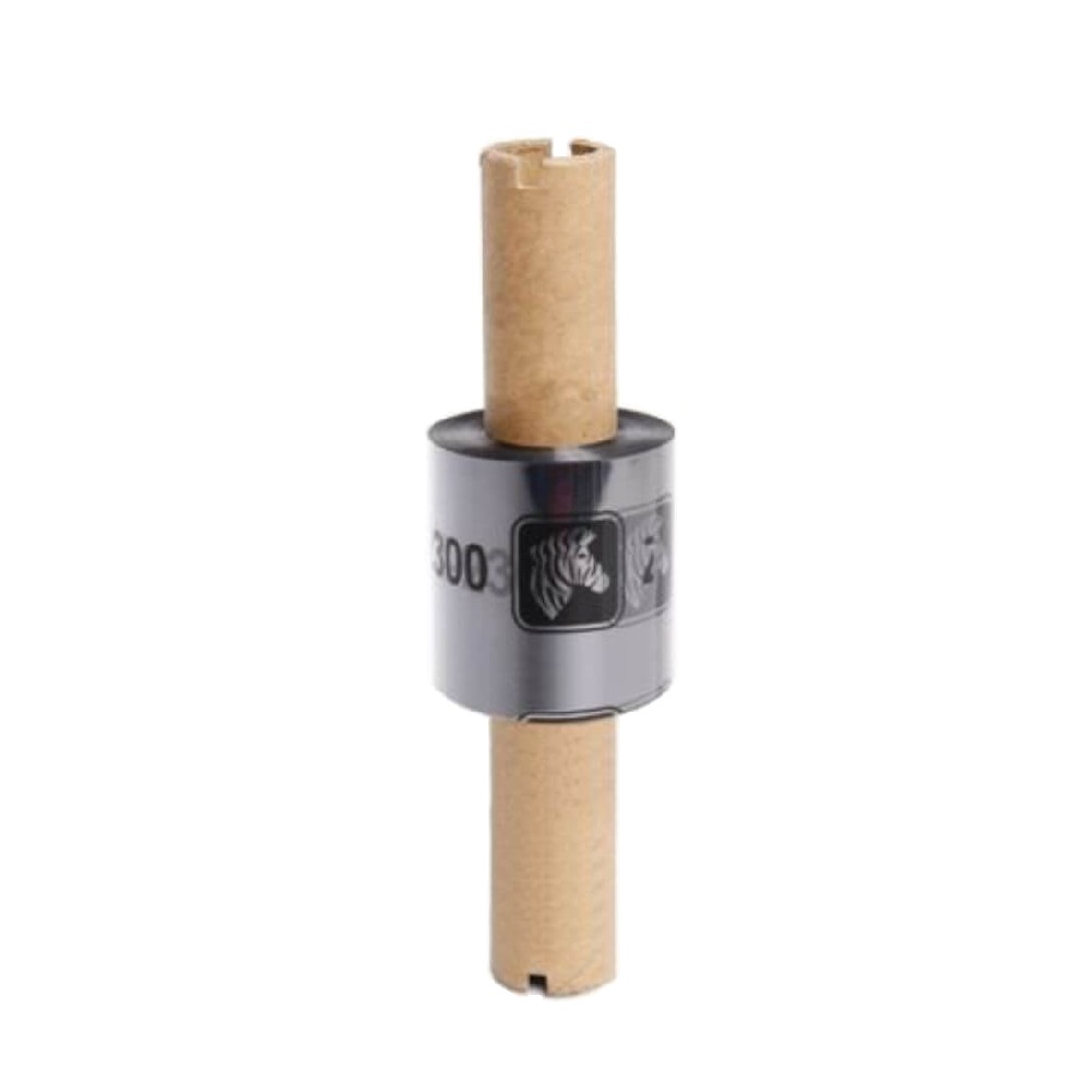 Ribon cu Ceara (WAX) Zebra 2300 Negru, 33mm x 74m, INK OUT - Etichete Semilucioase