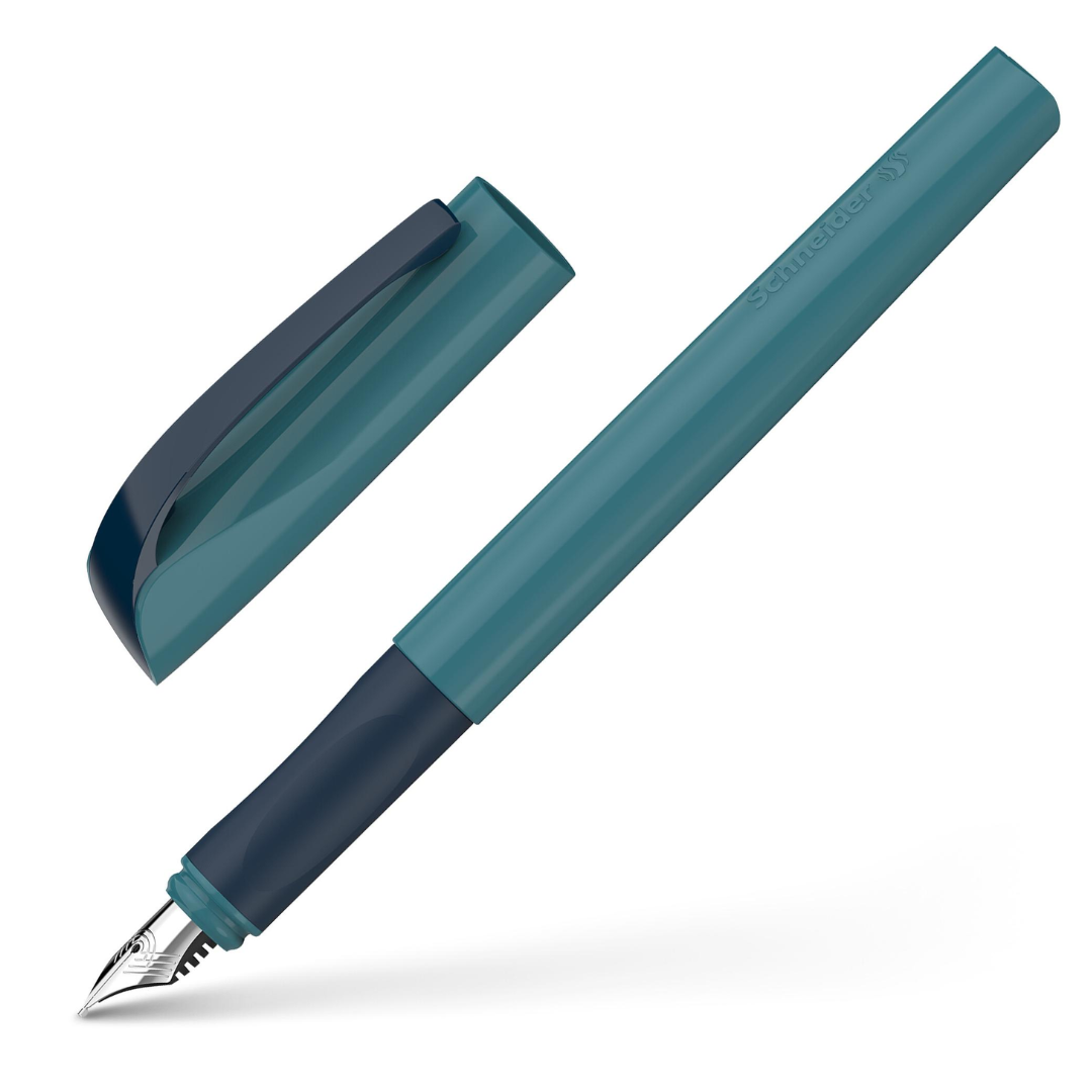 Stilou Schneider Xpect (tip M - Medium) - Corp Negru, Clema Si Rubber Grip Ocean