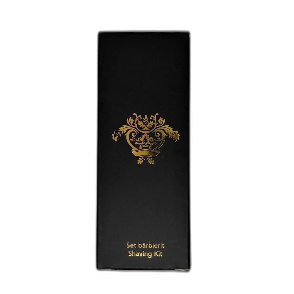 Set Barbierit Lux format din Aparat de Ras de Unica Folosint si Gel de Barbierit, Ambalat in Cutie de Carton