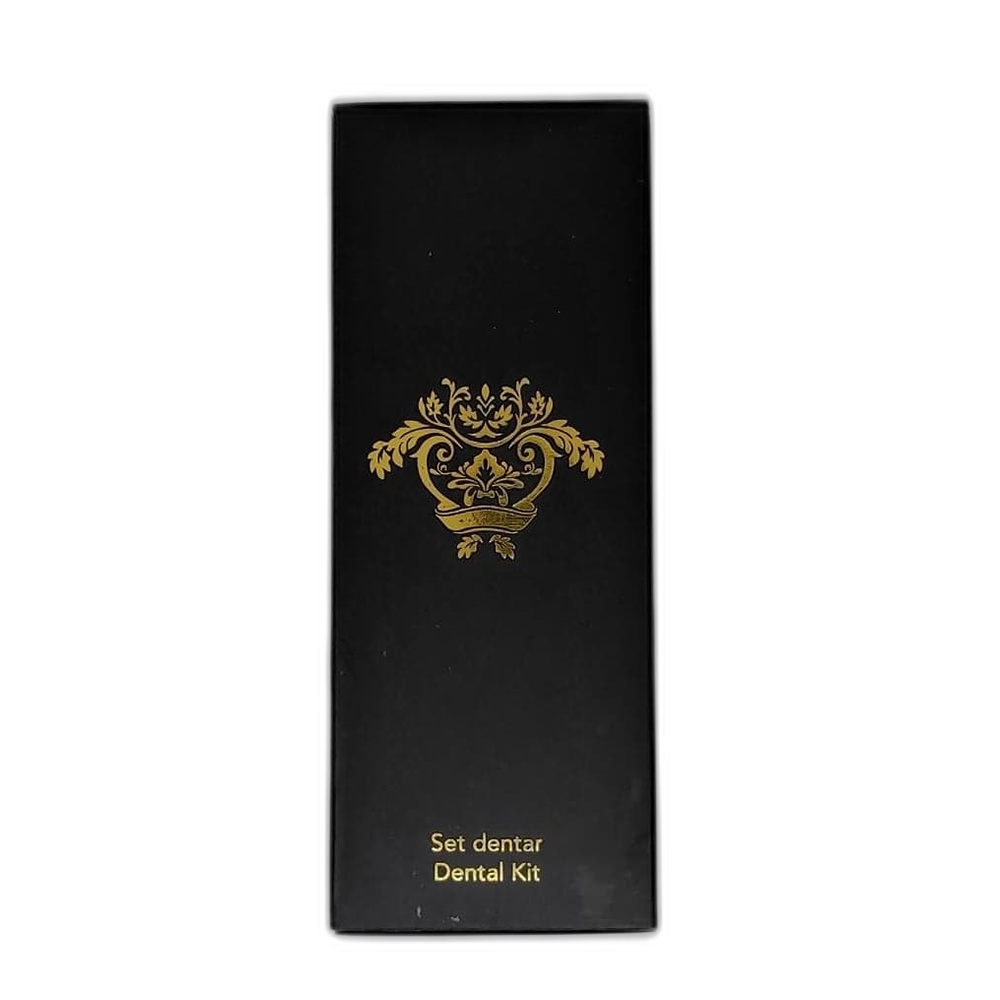 Set Dentar Lux format din Periuta de Dinti si Pasta de Dinti, Ambalat in Cutie de Carton