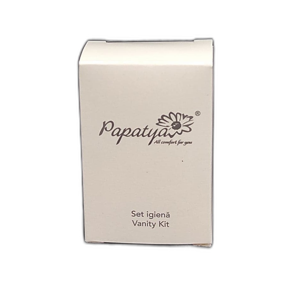 Set Igiena Papatya format din 2 Dischete Demachiante, 3 BeÈ›isoare Urechi, 1 PilÄƒ pentru Unghii, Ambalat in Cutie de Carton