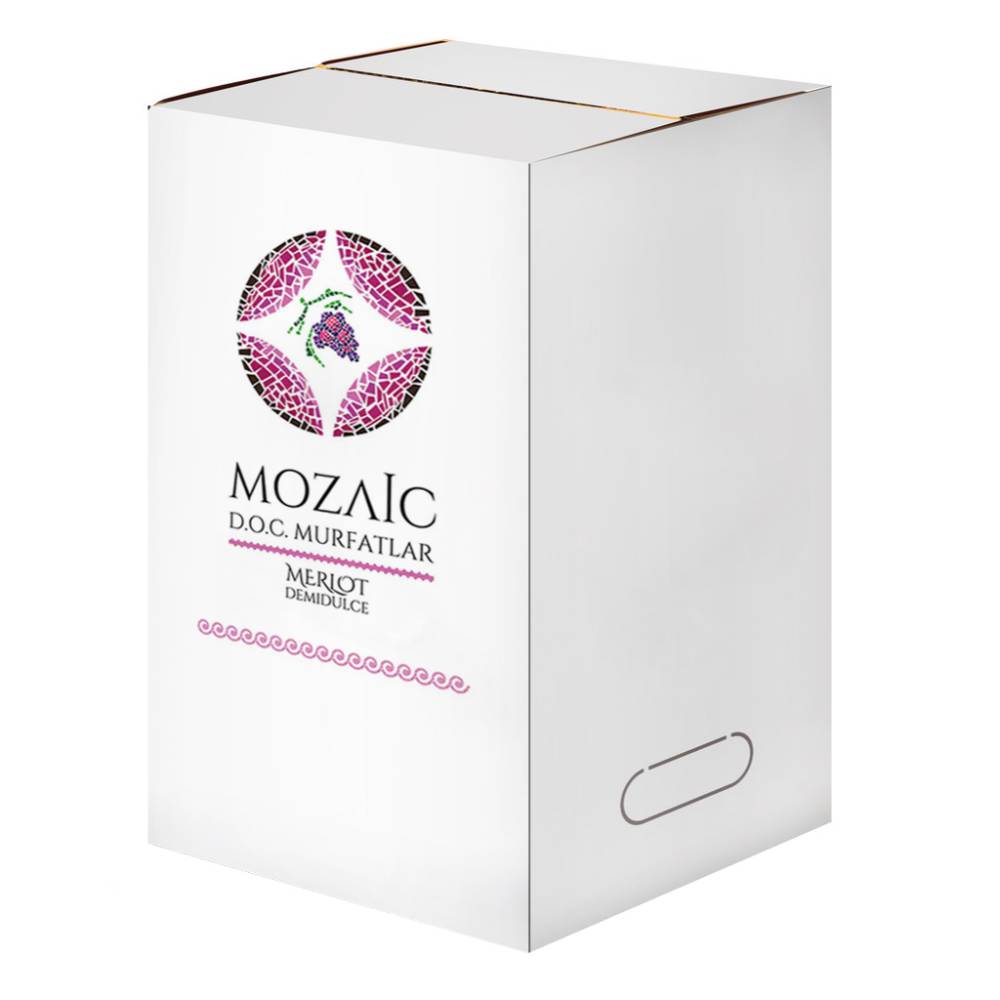 Vin Rosu Demidulce Murfatlar Mozaic Merlot, 13.5% Alcool, 10 l, Vinuri Demidulci, Vin Demidulce, Vinuri Rosii Demidulci, Vinuri Murfatlar, Vin Merlot, Vinuri Demidulci Merlot, Vin Demidulce Merlot, Vin Demidulce Rosu