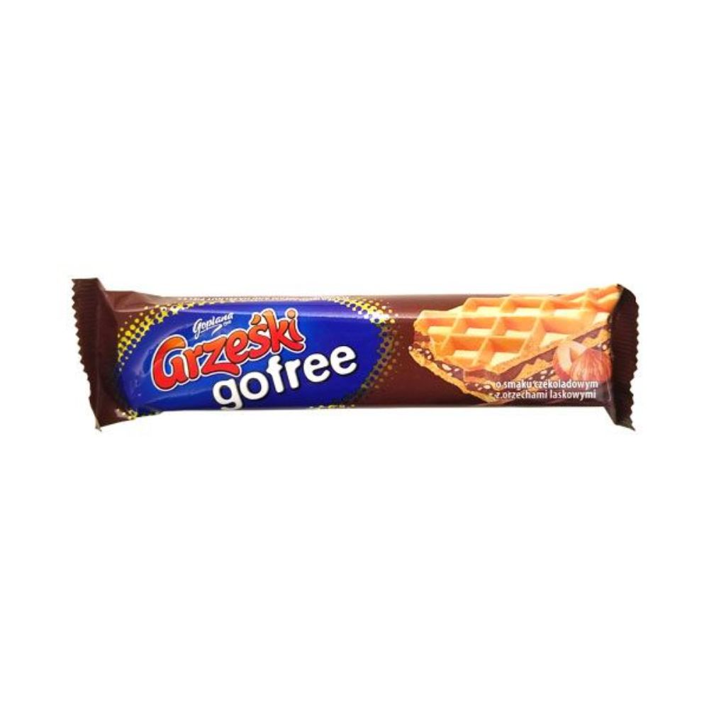 Grzeski Wafers, Napolitane, Crema de Ciocolata, Cantitate 33 g