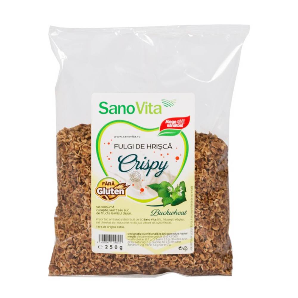 Fulgi de Hrisca Crispy Sano Vita, 250 g, Fulgi Hrisca, Fulgi Crocanti de Hrisca, Hrisca Crispy, Hrisca Crocanta, Fulgi din Hrisca, Hrisca Fulgi, Fulgi Crispy de Hrisca, Fulgi Hrisca Crispy, Crispy Fulgi de Hrisca, Cereale Hrisca, Cereale din Hrisca   20,83 lei 
