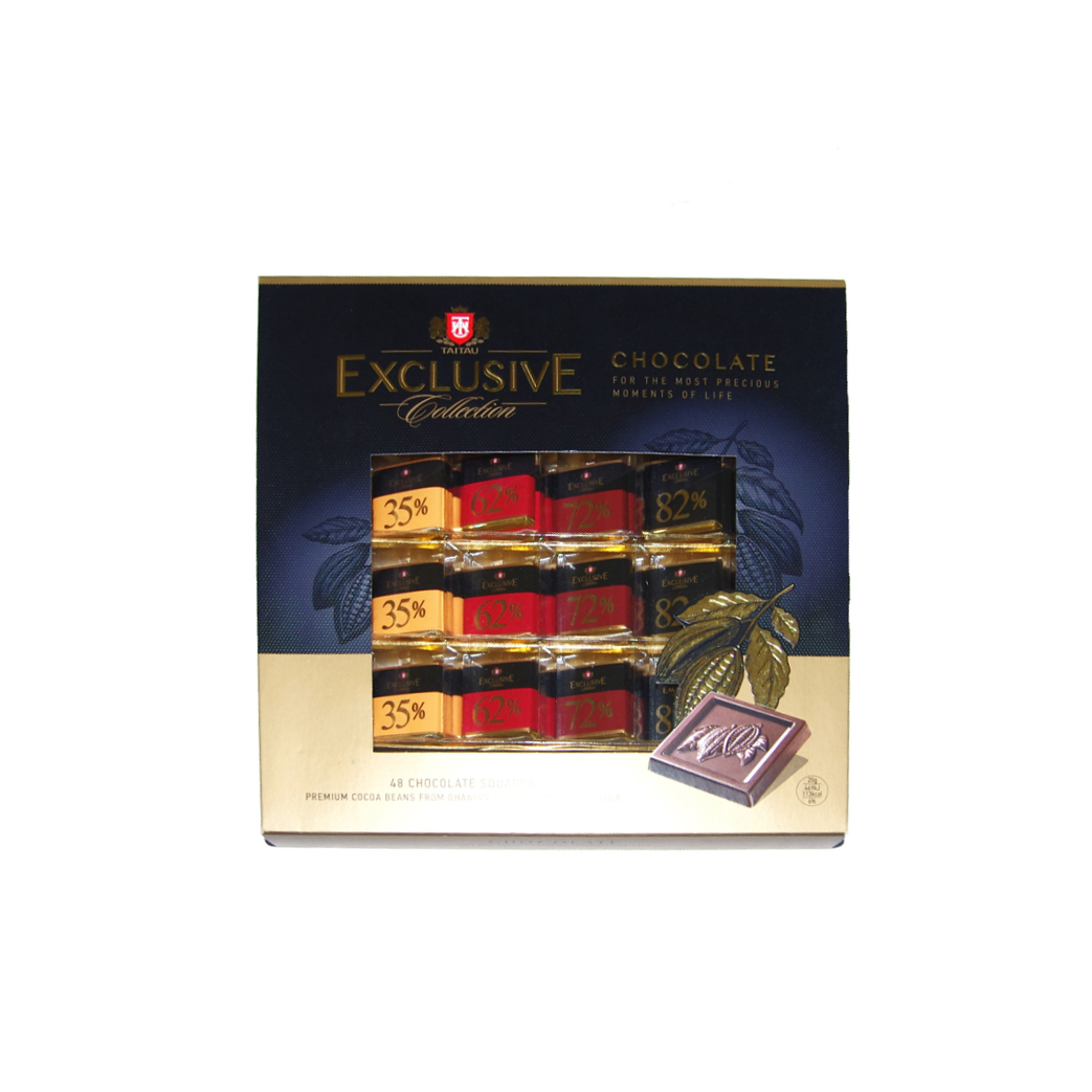 Cutie de Ciocolata Colectie Exclusiva Taitau, Cantitate 48 Buc/Cut 240 g
