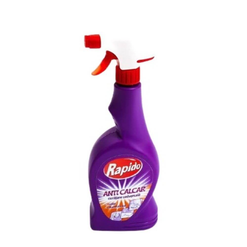 Pulverizator RAPIDO Anticalcar, 750 ml, Curata Rugina si Calcarul din Apa, Solutie pentru Baie si Bucatarie, Solutie Curatat Baia, Curatat cu Pulverizator, Solutie Curatare Baie, Solutie Anticalcar pentru Suprafete, Solutii si Produse de Curatenie Pulverizator RAPIDO Anticalcar, 750 ml, Curata Rugina si Calcarul din Apa, Solutie pentru Baie si Bucatarie, Solutie Curatat Baia, Curatat cu Pulverizator, Solutie Curatare Baie, Solutie Anticalcar pentru Suprafete, Solutii si Produse de Curatenie