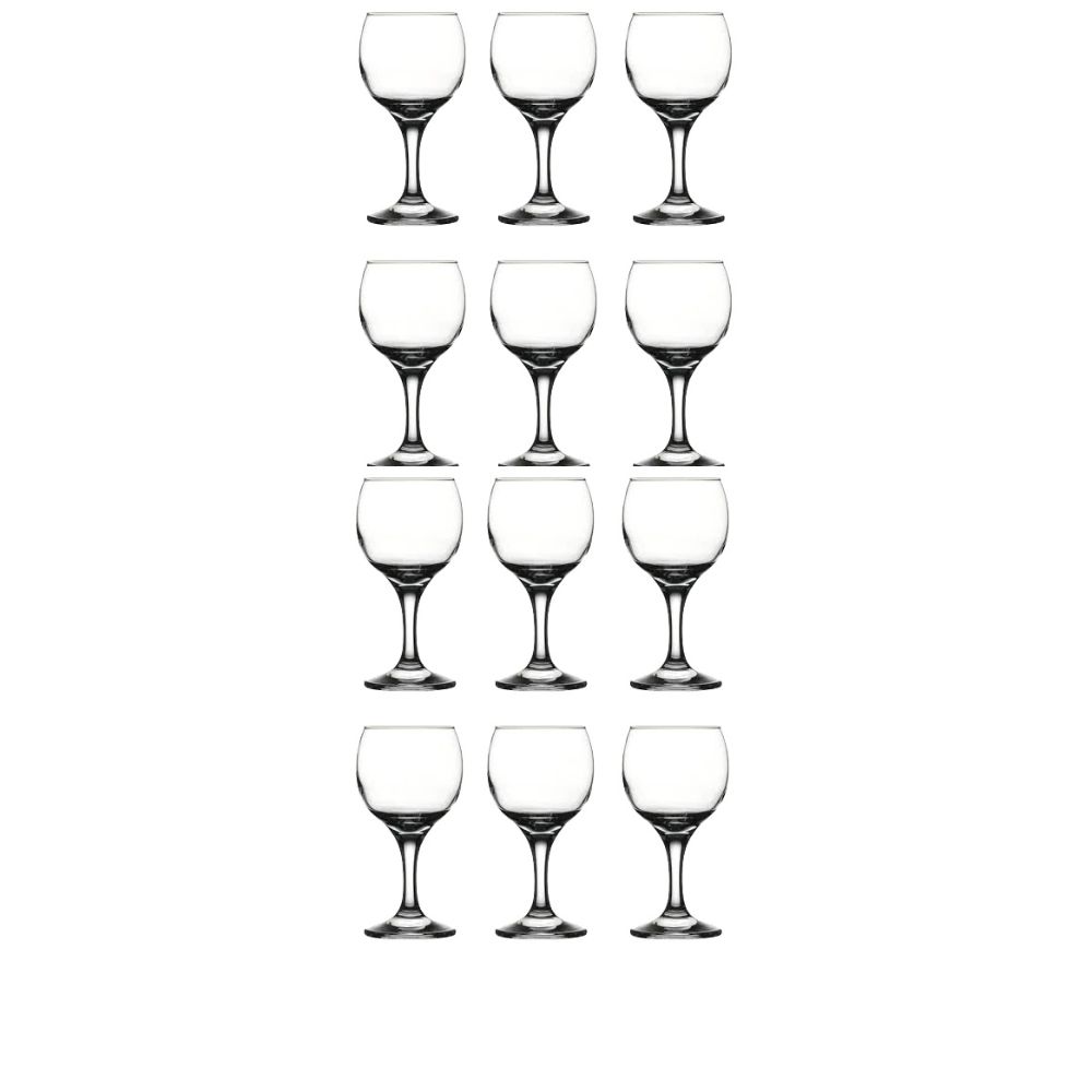 Set 12 Pahare din Sticla Incolora 225 ml, Pasabahce Bistro, pentru Vin Alb, cu Picior, Pahare Vin Alb, Pasabahce Pahare, Pahare Bistro, Pahare cu Picior, Pahare Vin Alb cu Picior