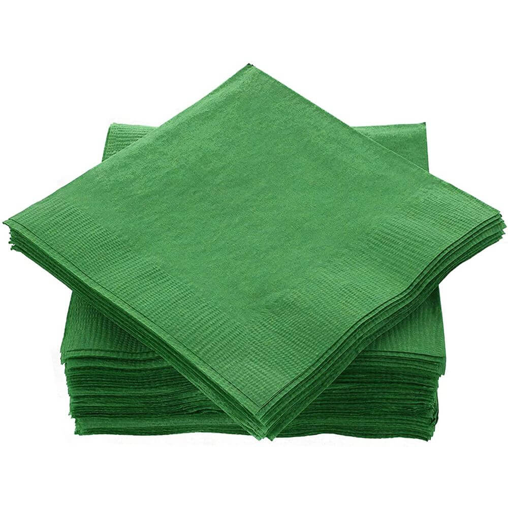 Servetele Verde Inchis din Hartie FLUFFY, 100 Buc/Set, 33x33 cm, 3 Straturi, Servetele Verde Inchis, Servetele Verde Inchis de Masa, Servetele Verde Inchis de Hartie, Servetele de Masa, Servetele Uscate, Set Servetele, Servetele Simple