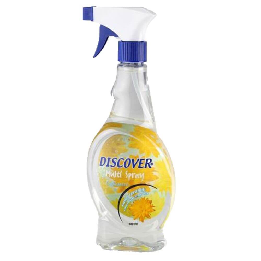 Odorizant Lichid cu Pulverizator DISCOVER Cashmere, 500 ml, Elimina Mirosurile Neplacute din Materiale si Locuinte, Odorizant Spray pentru Camera, Odorizant Spray Lichid, Spray-uri Odorizante, Odorizante pentru Casa, Odorizante Profesionale