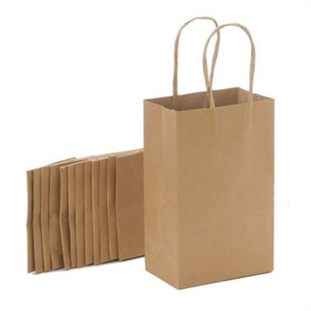 Set 100 Sacose din Hartie Natur, 18x9x25 cm, Sacose Hartie, Pungi Hartie, Sacosa Hartie, Punga din Hartie, Punga Hartie, Pachet Pungi de Hartie, Pachet Sacose Hartie, Pungi Cadou, Sacose Hartie cu Maner, Pungi Hartie cu Maner, Sacose Hartie Kraft