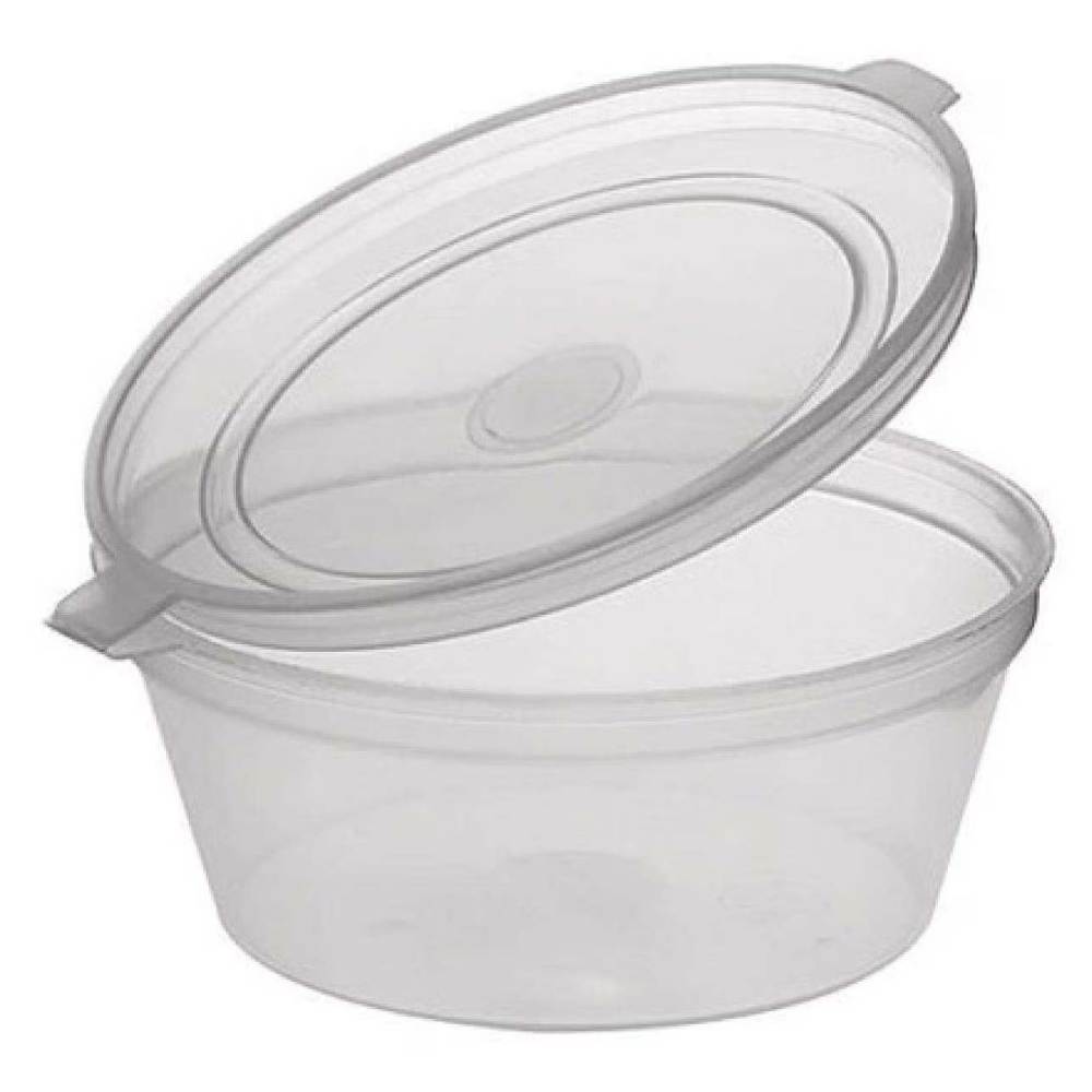 Cupa Sos cu Capac Atasat din PP, 120 ml, 50 Buc/Set