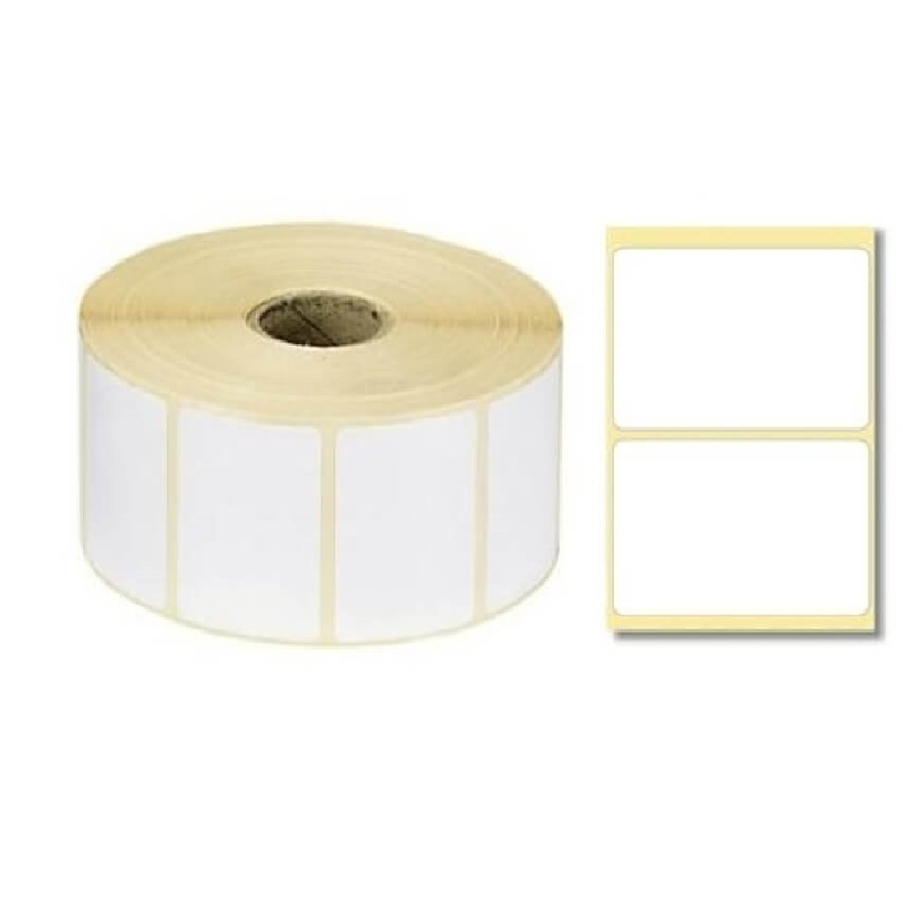 Etichete Semilucioase 58x43 mm, 1000 Etc/Rola, Autocolant Semilucios cu Adeziv Permanent, Etichete, Etichete Semilucioase , Etichete Autoadezive, Etichete Semilucioase Autocolante, Etichete Semilucioase Eco, Etichete Semilucioase Adezive