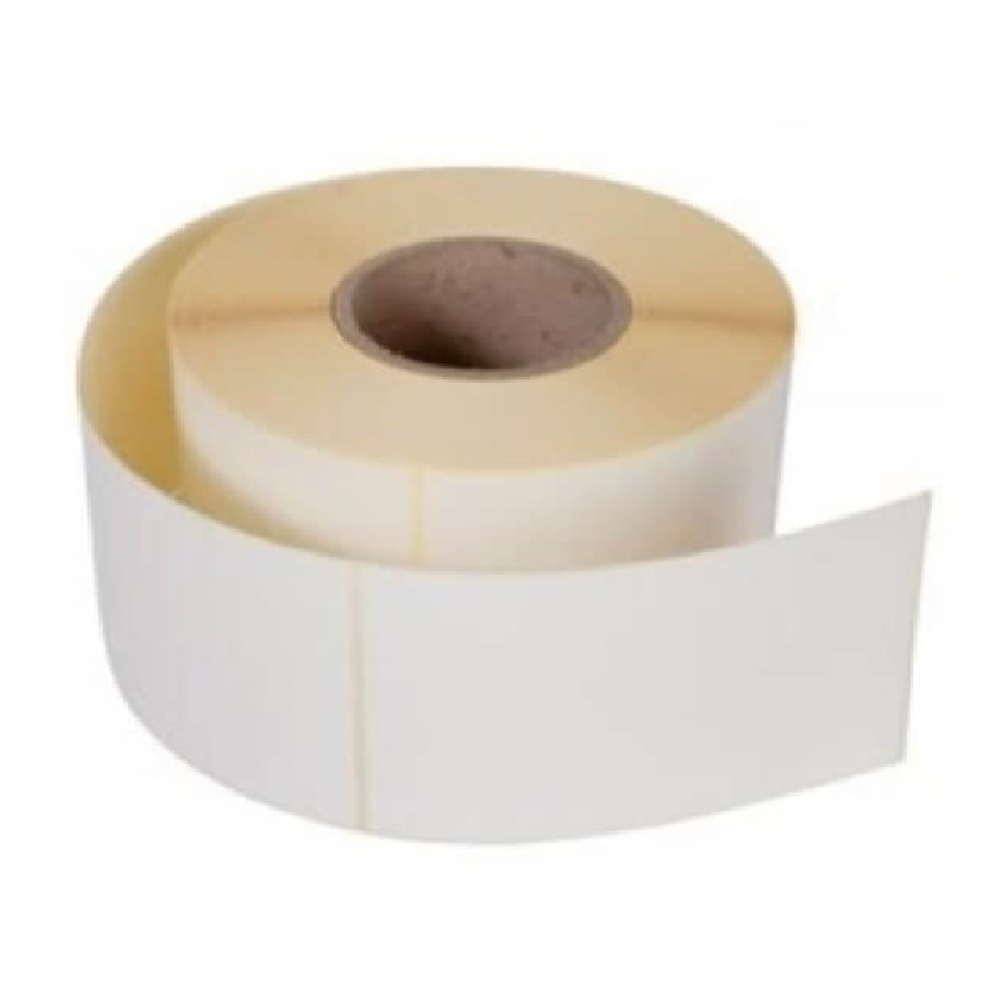 Etichete Semilucioase 58x75 mm, 650 Etc/Rola, Autocolant Semilucios cu Adeziv Permanent