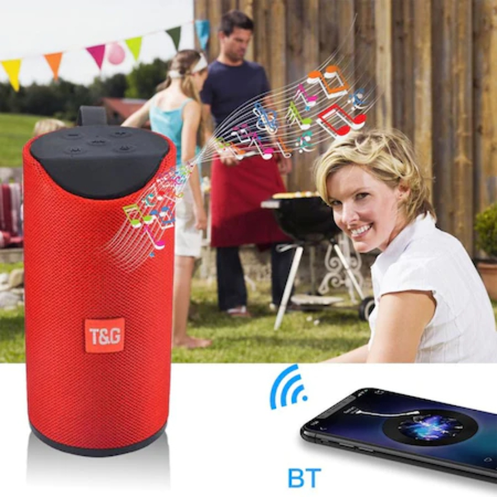 Boxa Portabila T&amp;G, Wireless 5.0, Culoare Rosie