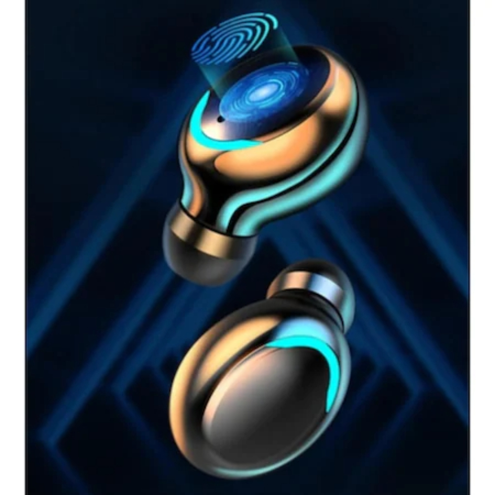 Casti Bluetooth, Audio TWS 5.0 Wireless F9-5, pentru IOS si Android, Culoare Neagra