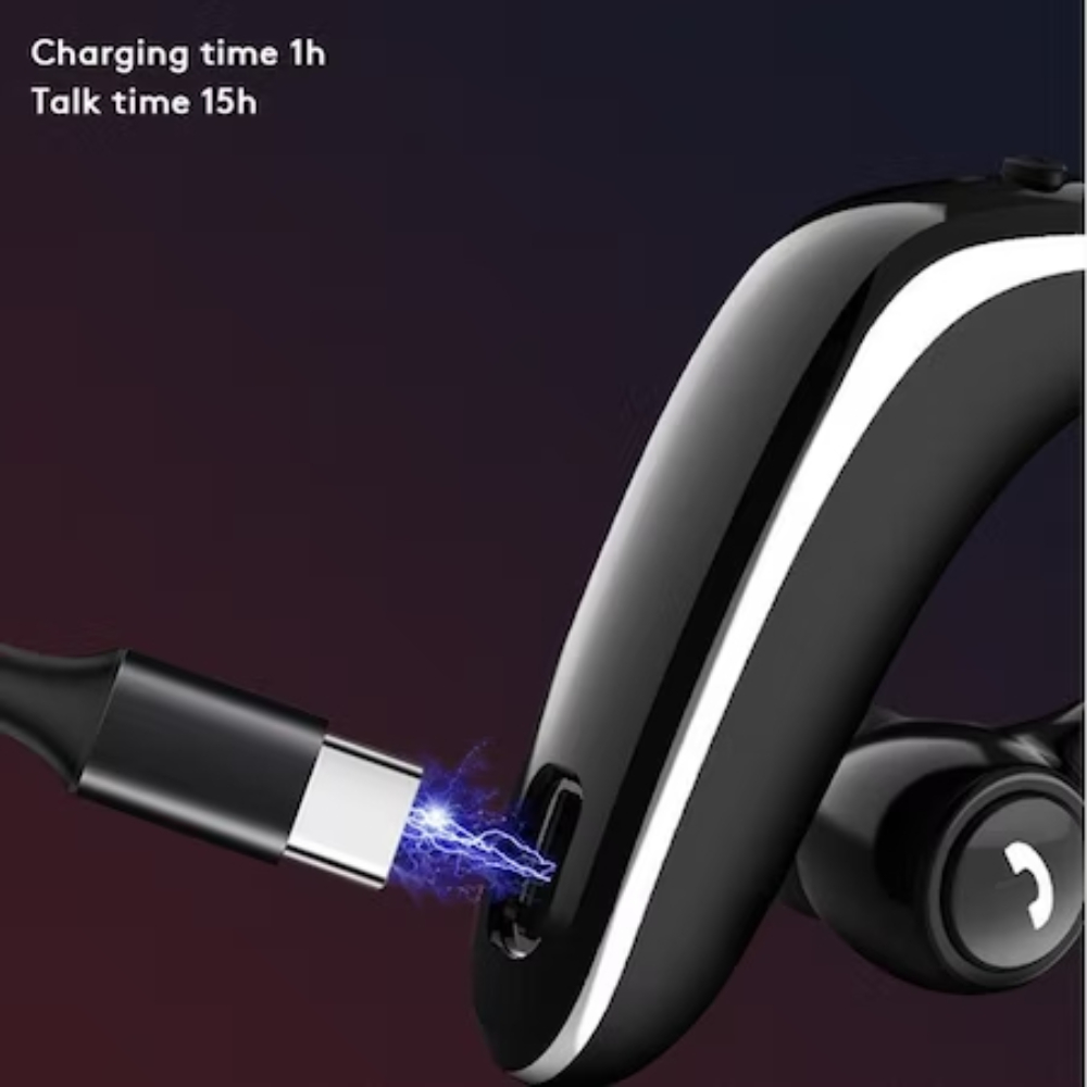 Casca Wireless Profesionala, Bluetooth YL-6S, Culoare Neagra