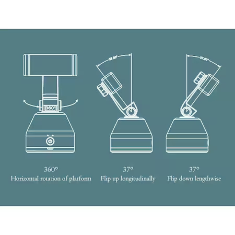 Suport Inteligent Telefon, Rotativ, Unghi de Filmare 360Â°