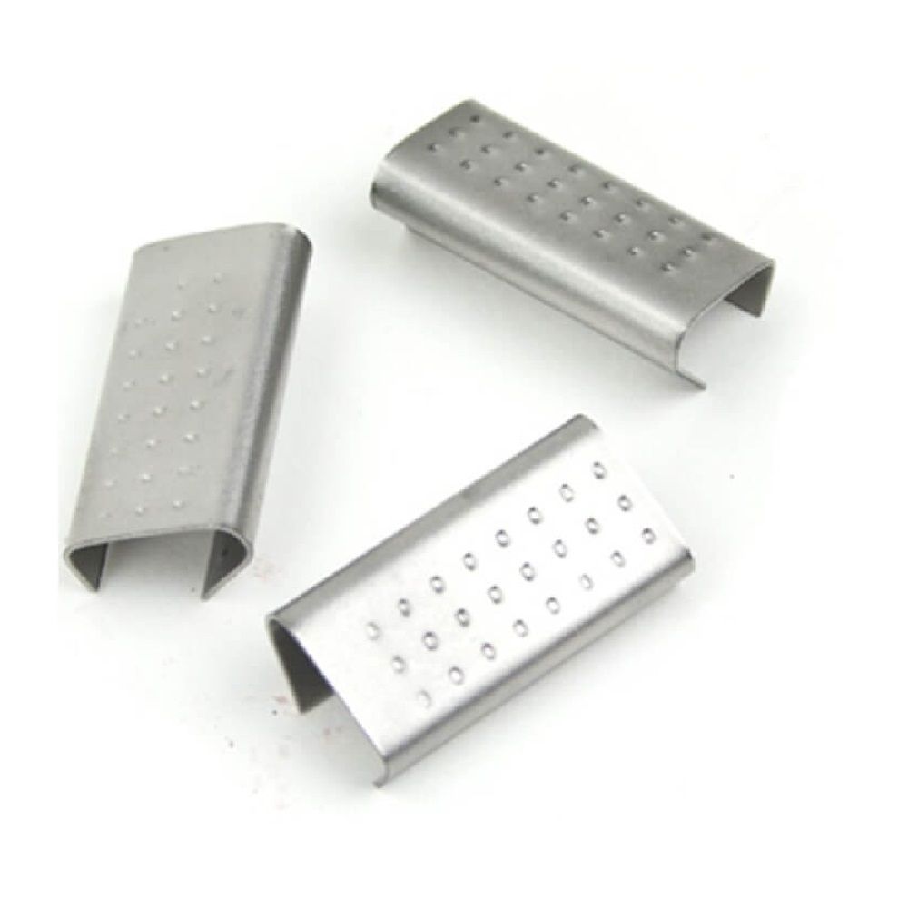 Capse Metal pentru Legare Banda PP/ PET, Dimensiune 16 mm, Cantitate 800 buc in cutie Capse Metal pentru Legare Banda PP/ PET, Dimensiune 16 mm, Cantitate 800 buc in cutie