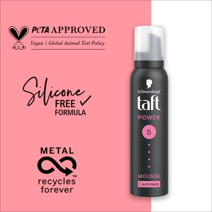 Spuma Modelatoare Taft Volume Ultra Hold, Nivel Fixare 4, Formula Vegana, 200 Ml