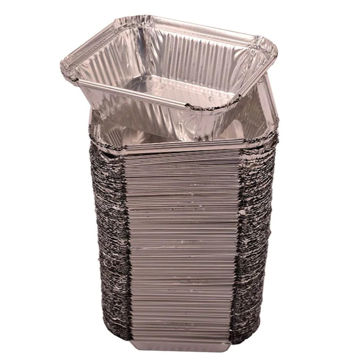 Caserole Din Aluminiu Alabala Pentru 1 Portie, Cantitate 430 Ml, Dimensiuni 146x120x46 Mm