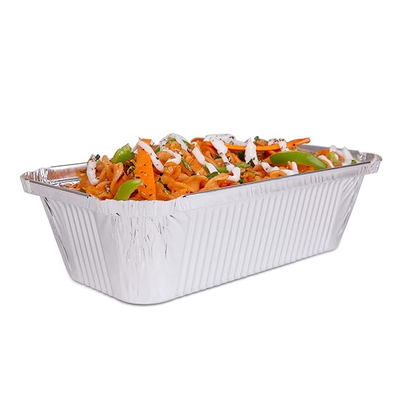 Caserole Din Aluminiu Alabala Pentru 2 Portii, Cantitate 920 Ml, Dimensiuni 215x147x43 Mm