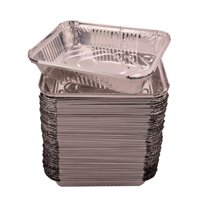 Caserole Din Aluminiu Alabala Pentru 4 Portii, Cantitate 1150 Ml, Dimensiuni 222x173x45 Mm