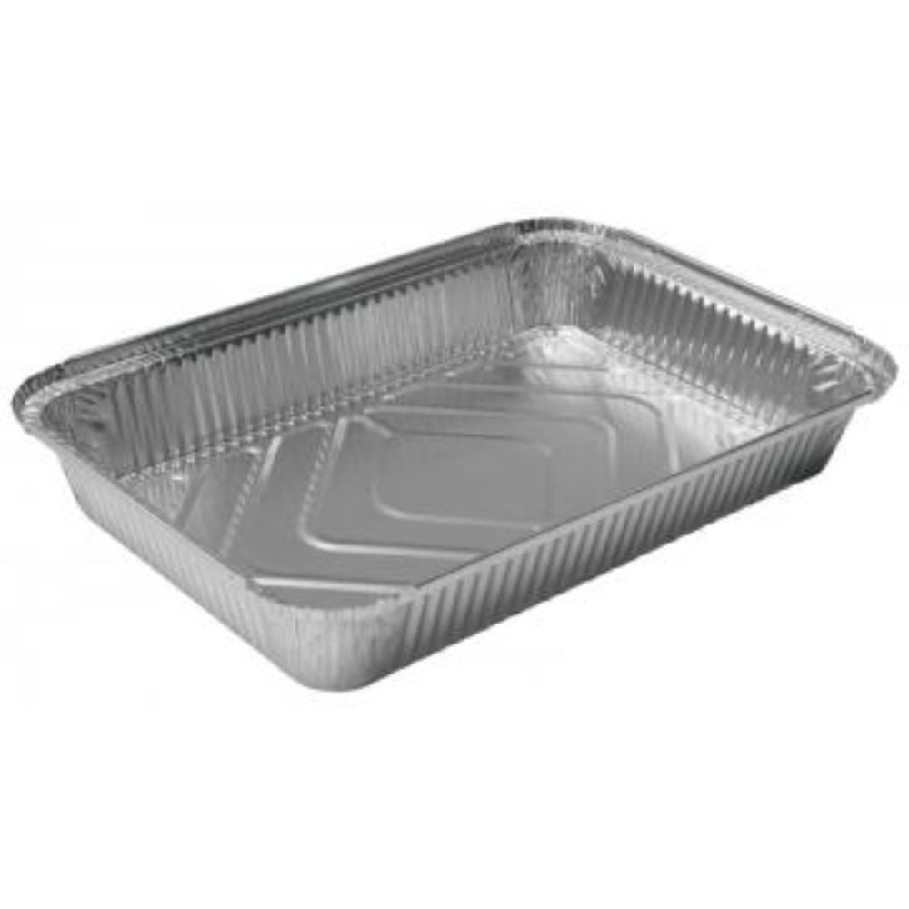 Caserola Aluminiu Pentru 6 Portii, Dimensiune 317x218x50 Mm, Forma Dreptunghiulara