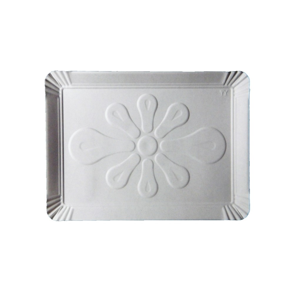 Tavite Albe T8 din Carton Duplex 350 g/mÂ², 23x16.5 cm, 100 Buc/Bax - Farfurii Fast Food