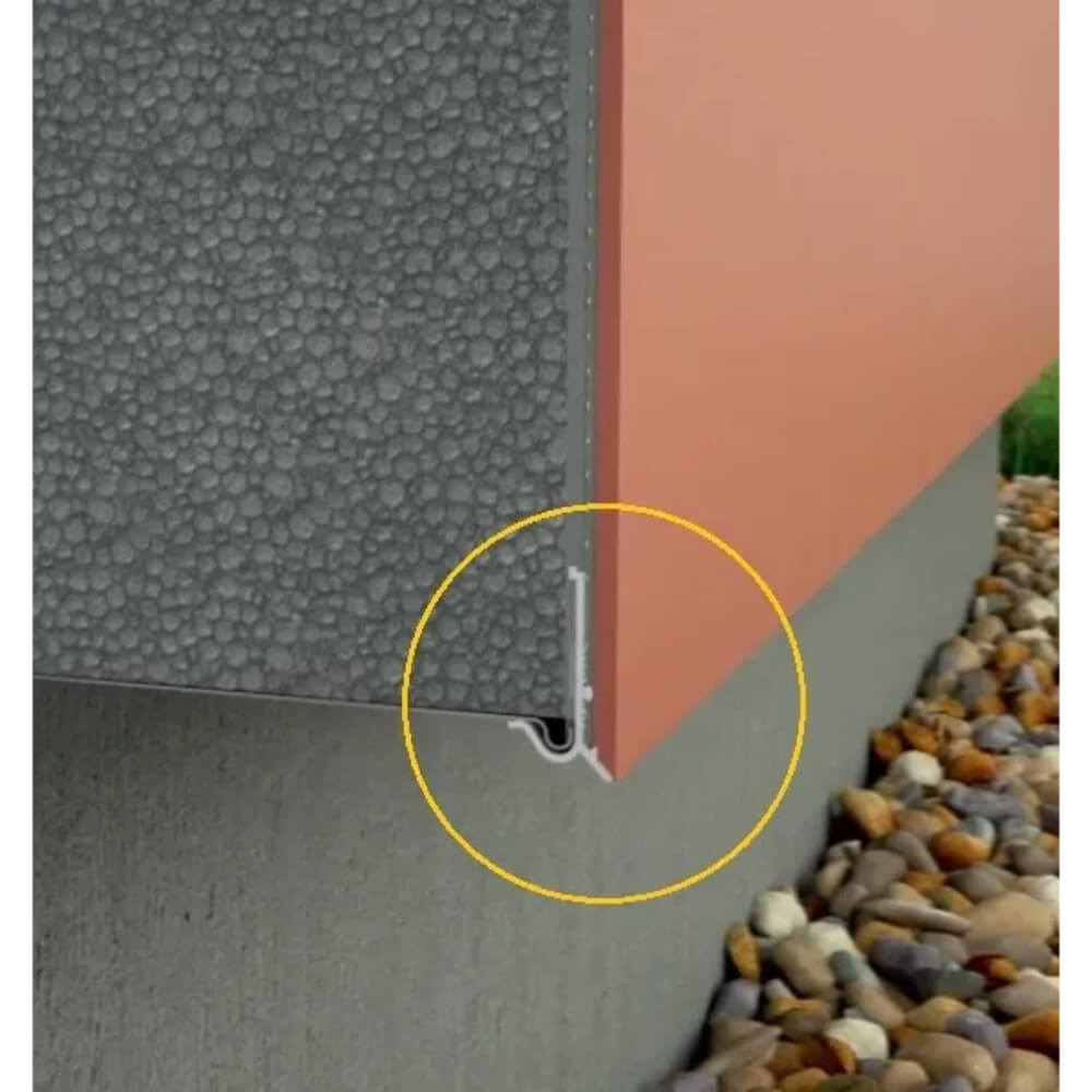 Profil Aluminiu pentru Soclu, 53mm x 2m, Profil pentru Polistiren, Profile pentru Polistiren, Profil Placi Polistiren, Profil Soclu, Profil pentru Soclu, Profile pentru Soclu, Profil Soclu Aluminiu, Profil U Aluminiu