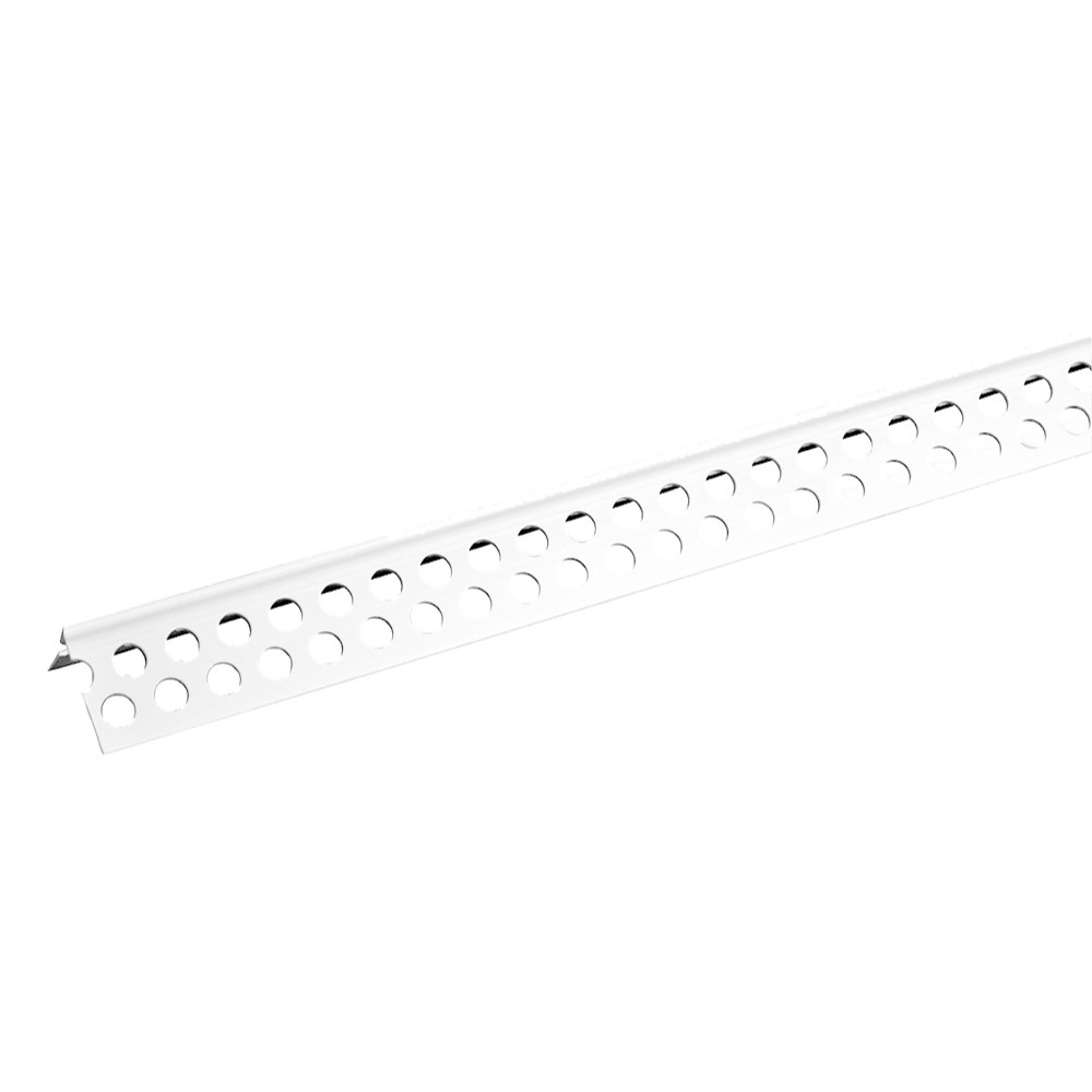 Set 50 Coltare din PVC, 25x25 mm, 2.5 m, Fara Plasa, Alb, Profil pentru Colt Exterior, Coltar Exterior, Coltar PVC, Profil Colturi, Profil Colturi Exterioare, Profil Protectie Colturi, Profil PVC Colt Exterior, Profil Protectia Colturilor