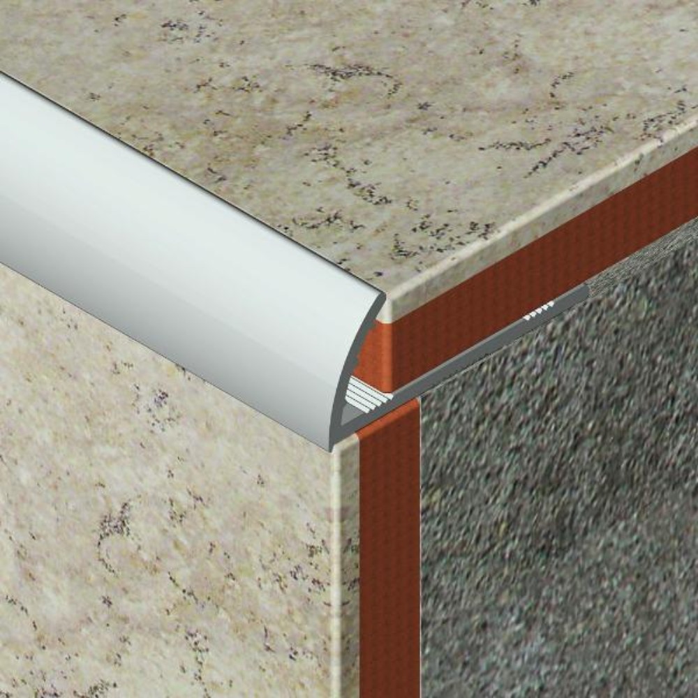 Profil Aluminiu Colt Exterior, 10mm x 2.5m, Argintiu, Model TRA100/00, Profil pentru Colt Exterior, Profil Colturi, Profil Colturi Exterioare, Profil Protectie Colturi, Profil Aluminiu Colt Exterior, Profil Protectia Colturilor, Profile Colturi Exterioare