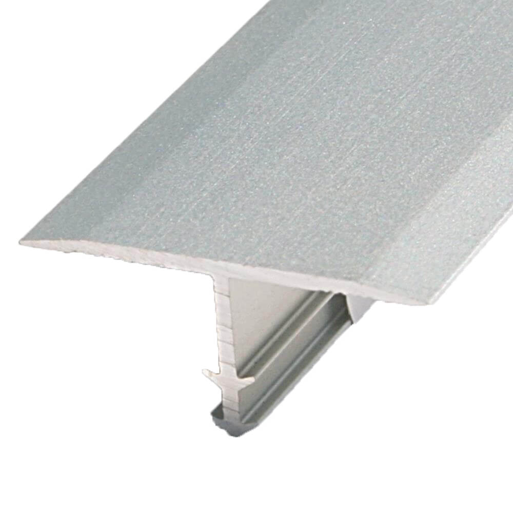 Profil de Trecere EDA40,Tip &quot;T&quot;, Aluminiu, 20 mm x 2.5 m, Argintiu, Profil de Trecere, Profil de Trecere Pardoseli, Profil Trecere Tip T, Profil de Trecere Aluminiu, Profil de Trecere Fara Diferenta la Nivel, Profil Trecere Pardoseli
