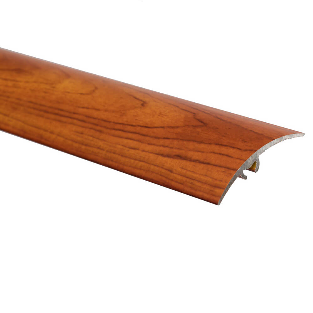 Profil Trecere cu Functie Dubla 4155, 41mm x 2.7m, Aluminiu, Cires, Profil Trecere Pardoseala, Profil de Trecere Functie Dubla, Profil de Trecere Aluminiu, Profile de Trecere Parchet, Profil Trecere cu Functie Dubla Pardoseli