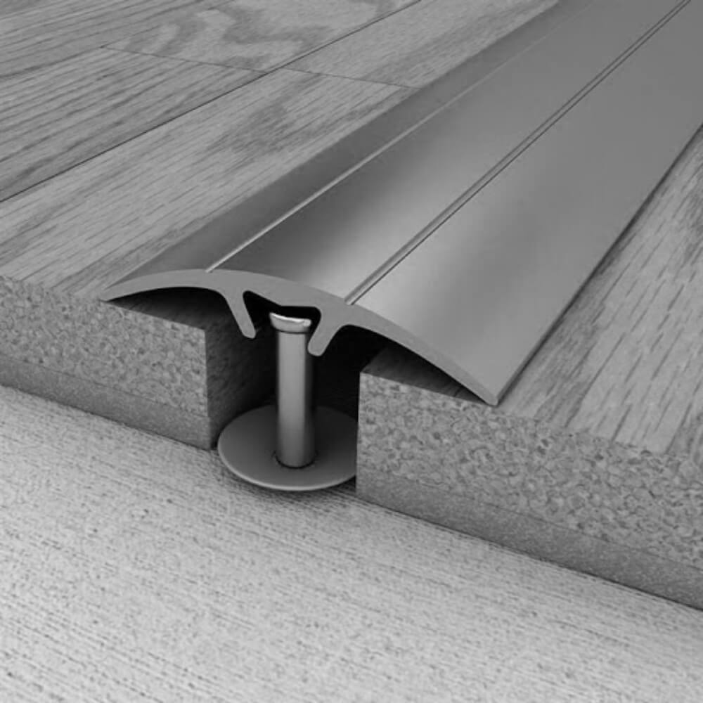 Profil Trecere Aluminiu, 30mm x 2.7m, Nuc, Functie Dubla, Model 3047, Profil Trecere, Profil pentru Trecere, Profil Trecere Pardoseli, Profil Trecere Podele, Profil Trecere Pardoseala, Profil Trecere Podea, Profil pentru Podea