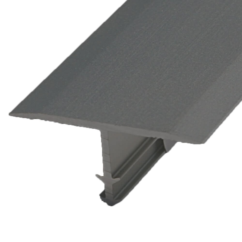 Profil de Trecere EDA40,Tip &quot;T&quot;, Aluminiu, 20 mm x 2.5 m, Grafit, Profil de Trecere, Profil de Trecere Pardoseli, Profil Trecere Tip T, Profil de Trecere Aluminiu, Profil de Trecere Fara Diferenta la Nivel, Profil Trecere Pardoseli