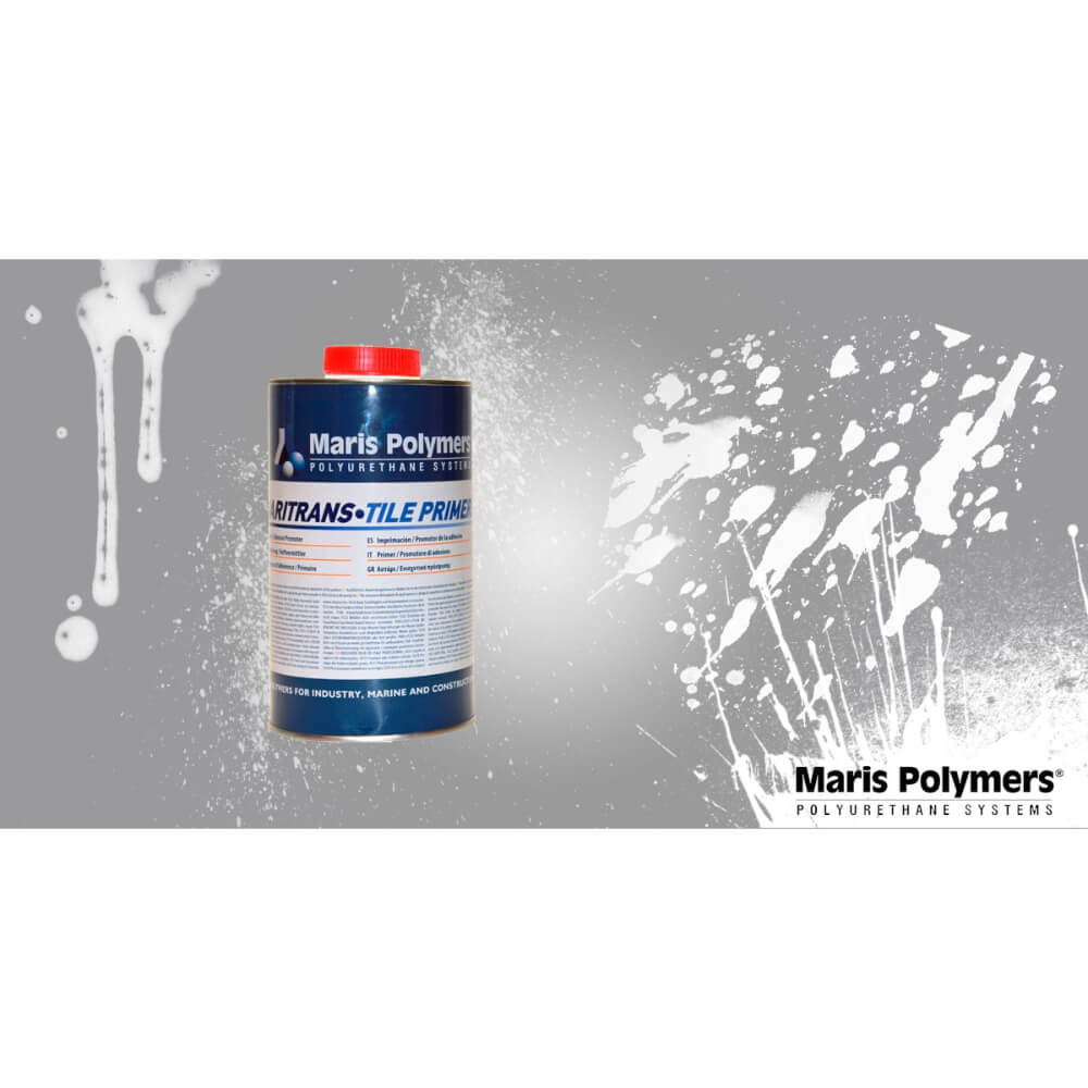 Amorsa Membrane Transparente MARIS POLYMERS 1Kg,  Maritrans Tile Primer, Amorsa Transparenta, Amorsa Monocomponenta, Amorsa Transparenta pentru Membrane, Amorsa pe Baza de Solventi, Primer Trasparent