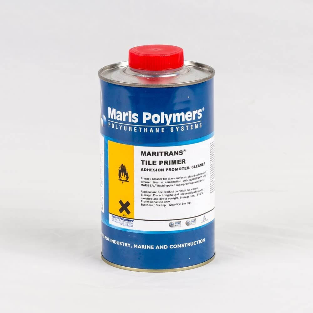Amorsa Membrane Transparente MARIS POLYMERS 1Kg,  Maritrans Tile Primer, Amorsa Transparenta, Amorsa Monocomponenta, Amorsa Transparenta pentru Membrane, Amorsa pe Baza de Solventi, Primer Trasparent